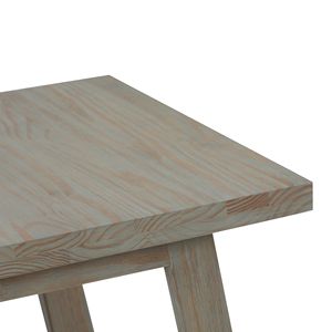 Tavolino da salotto grigio anticato effetto Sawhorse per arredamento soggiorno - Product Image 3
