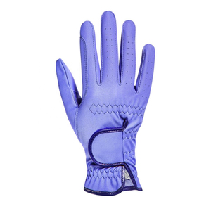 Gants d'équitation en cuir à doigts entiers avec fermeture auto-agrippante antidérapants pour l'extérieur en hiver unisexe - Product Image 4