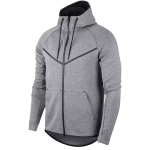Conjunto Deportivo Estilo Tech Fleece para Hombre, Sudadera con Cremallera y Pantalones Deportivos Ajustados, Ropa Deportiva Urbana Gris - Product Image 3