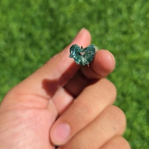 3 pièces de moissanite multicolores en forme de canard, taille fantaisie unique, pour la fabrication de bijoux faits à la main - Product Image 3