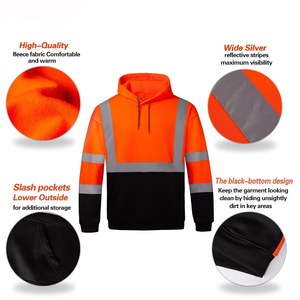Sudadera de Trabajo de Seguridad Personalizada para Hombre, de Algodón/Poliéster, con Estampado Digital - Product Image 4