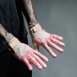 Guantes de Béisbol de Cuero Personalizables, con Cierre de Gancho y Bucle, Transpirables, de Secado Rápido, para Mano Derecha/Izquierda, Duraderos - Product Image 3