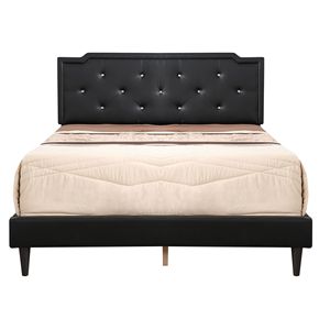 Cama Tapizada Elegante Glory Furniture Deb G1119 FB con Base Integrada, Color NEGRO - Product Image 6