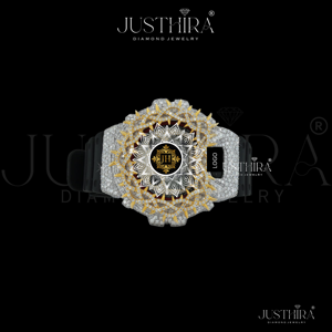 Reloj de Lujo con Bisel de Moissanita y Diamantes, Acabado Premium, para Regalo de Boda o Compromiso, para Ella o Él - Product Image 2