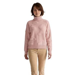 Cárdigan de Invierno para Mujer, Personalizado, con Cuello en V, Anti-Pilling, Jacquard, de Manga Larga, Tejido Cálido, Informal, de Nailon - Product Image 4