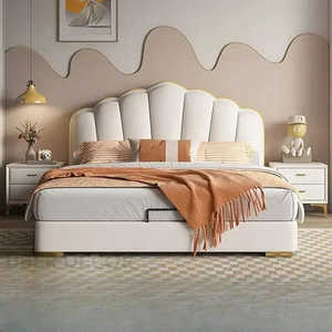 Petalrest Shell Bed Diseño moderno y elegante con almacenamiento oculto para dormitorio Bliss - Product Image 4