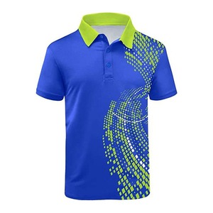 Polos Personalizables de Verano para Hombre, Camisetas de Golf de Alta Calidad en Poliéster/Algodón, Disponibles en Tallas Grandes con Estampado - Product Image 3