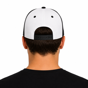 Black 5 Panel Mesh Back Baseball <b>Cap</b> Snapback Breathable Waterproof Unisex Sports Outdoor Trucker <b>Cap</b> Y2K Letter 3D Embroidery - Product Image 4