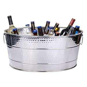 Large Size Silver Finish Beverage <b>Tub</b> Wine Chiller And Bucket Elegant Party Ice Bucket And <b>Tub</b> for Champagnes and Wines - Product Image 6