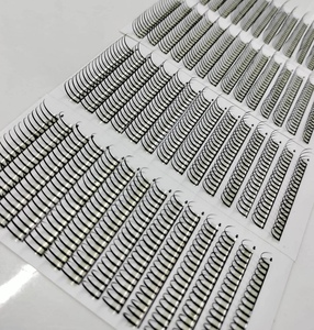 Professional <b>Premade</b> Handmade Synthetic Hair Natural Long Spike Eyelash Extensions 7mm-25mm CC/DD/M/L/LD Curl Custom Logo - Product Image 3