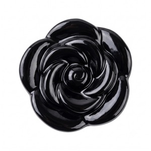 Bouton de tiroir décoratif en métal, motif floral, technique de moulage à la main, personnalisable, pour armoire ou meuble, à pousser ou à tirer - Product Image 6