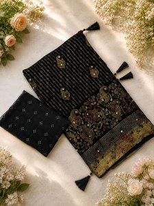 Impresionante Saree Moderno con Estampado en Relieve de Secado Rápido, Ideal para Fiestas, Complementa tu Vestuario Étnico, una Obra Maestra Absoluta - Product Image 4