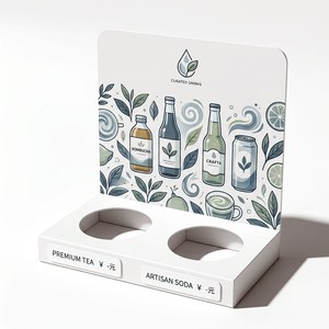 Exhibidor de Bebidas Ecológico de PVC, Opciones Personalizables para Supermercados, Tiendas de Conveniencia, Eventos, Publicidad Minorista - Product Image 3