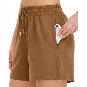 Pantalones Cortos Deportivos Casuales de Verano para Niña, 100% Algodón, Color Sólido, Transpirables, con Bolsillos Laterales, Corte Regular - Product Image 4