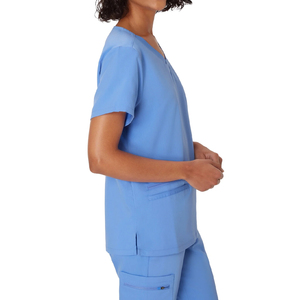 Uniformes de Enfermería Modernos de Verano de Alta Calidad con Cuello en V y Manga Corta, Uniformes Médicos Económicos para Mujer - Product Image 6