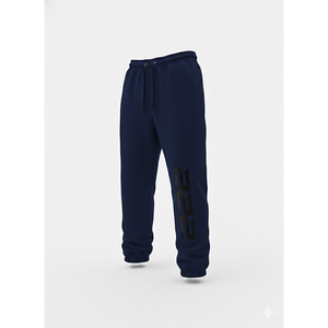 Custom <b>White</b> Fleece <b>Jogger</b> Sweatpants for Men Soft Cotton Blend Drawstring Waist Elastic Cuff Casual Sports Trousers - Product Image 1