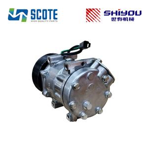 Shiyou 372-9295 3729295 A/C compressore condizionatore d'aria di ricambio per <span class=keywords><strong>Caterpillar</strong></span> CAT Engine C6.6 C7.1 escavatore 320E 320D - Product Image 3