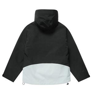 Plain Color Block Hooded <b>Waterproof</b> Windbreaker <b>Jacket</b> Unisex Custom Logo Outdoor Hiking Softshell Track <b>Jacket</b> - Product Image 2