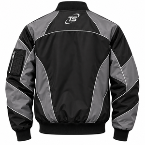 Chaqueta Bomber de Lona para Hombre, Modelo TS-007 de Track Stuff, Estilo Urbano, Cuello Alto, Impermeable, Resistente al Viento y Transpirable, Gran Venta de Invierno - Product Image 2