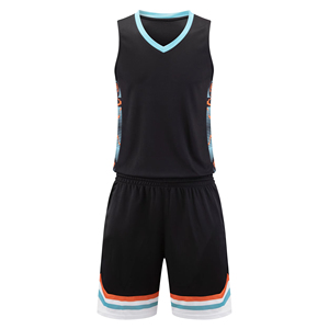 Ensemble de maillots et shorts de basket-ball personnalisés unisexes, prix ajustable, légers, séchage rapide, respirants, durables - Product Image 2