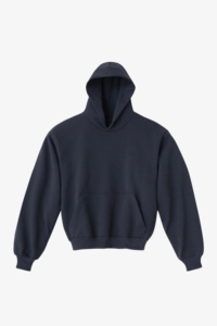 OEM High Quality Custom Logo Regular Fit Unisex Breathable Quick Dry 410gsm Drop Shoulder 100% Cotton Winter Plain Dyed Hoodies - Product Image 4