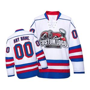 Maillots de hockey à manches longues avec logo personnalisé, fabriqués directement en usine - Product Image 1