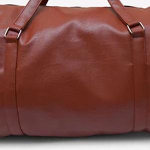 <b>Leather</b> Weekender Duffel <b>Bag</b> Zipper Closure Travel Durable Unisex Brown Duffel <b>Bags</b> - Product Image 6
