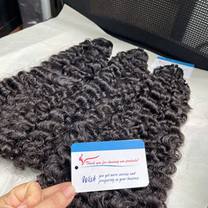 ผมต่อจากพม่าผมหยิกสีดำธรรมชาติพร้อมส่ง - Product Image 4