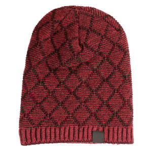 Bonnets en tricot de haute qualité, bonnet de ski, 100% laine avec logo brodé personnalisé, sports de plein air - Product Image 3