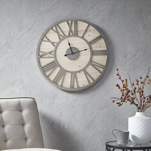 Orologio da Parete in Legno da 23,6 Pollici, Elegante Decorazione per la Casa con Design Raffinato - Product Image 1