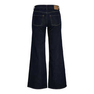 Pantalon en jean déchiré/vintage à taille haute pour femme, couleur personnalisée, style décontracté américain, 4 saisons - Product Image 2