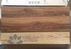 Carrelage en porcelaine imitation bois 1580 cm Modèle 8803 Design grain de bois Moderne Briques réfractaires pour salle de bain et usage extérieur - Product Image 2