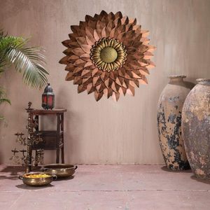 Metal Designer <b>Flower</b> <b>Wall</b> Decor Elegant Floral <b>Wall</b> Art for Living Room Bedroom Office Home Decoration - Product Image 4
