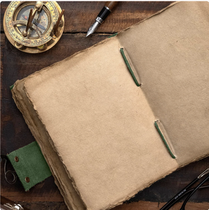 Carnet de notes A5 vintage fait main en cuir rigide, idéal comme cadeau, carnet de croquis, fournitures de sorcellerie antique, cahier Wiccan, prière mystique grecque - Product Image 2