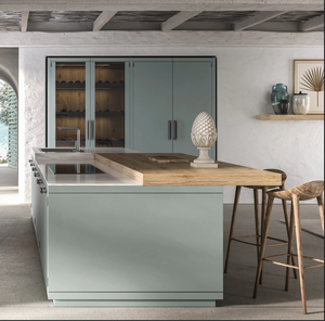 Meubles de cuisine en MDF sur mesure JY Project, design moderne, fabrication au Vietnam, ensemble complet modulaire RTA, livraison rapide - Product Image 2