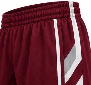 Ensemble de basket-ball CANBELLO SPORTS marron avec numéro 23, impression par transfert thermique, respirant, 100% polyester, uniforme unisexe adulte - Product Image 6