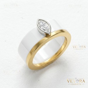 Bague de protection de luxe en argent sterling 925 avec moissanite marquise, couvre-bague Oura, bijou pour femme, accessoire de mode - Product Image 5