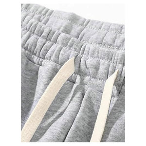 Pantalon décontracté pour homme en toile unie, doublé thermique, avec cordon de serrage à la taille, coupe ample, confortable, chaud, coupe-vent, écologique, pour l'automne et l'hiver - Product Image 3