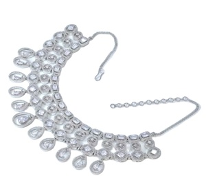 White Moissanite <b>Diamond</b> <b>Necklace</b> Beautiful Customized Moissanite Engagements <b>Necklace</b> & Other <b>Diamond</b> Jewelry - Product Image 1