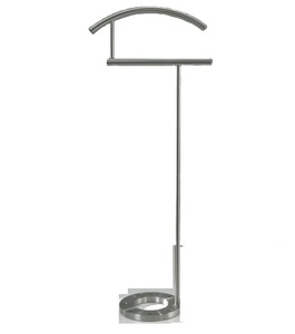 Porte-manteau design moderne en métal, support à vêtements sur pied avec base circulaire ouverte, options personnalisées de luxe pour chambre à coucher - Product Image 1