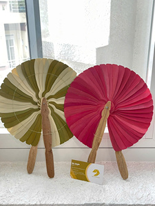 Éventail en bambou fait main de qualité supérieure, traditionnel vietnamien, écologique, cadeau de mariage, décoration de fête, souvenir, en gros - Product Image 2