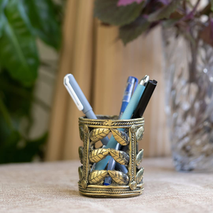 Portalápices de Latón de Alta Calidad, Porta Dibujos, Adornos para Estudio y Oficina, Decoración de Escritorio, Portalápices Fundido - Product Image 2