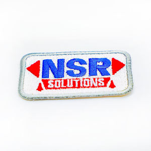 Badges brodés personnalisés avec logo, patchs brodés avec support thermocollant - Product Image 5