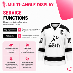 Service OEM, vente en gros, maillot de hockey personnalisé pas cher, sublimation, 100% polyester, écologique, respirant, imperméable, coupe-vent - Product Image 4