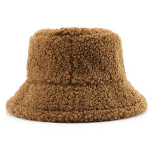 SIDDIQUI HOSINEX Nuevo Sombrero de Pescador para Mujer 2024 de Piel Sintética, Laminado Sólido, Casual, de Felpa, Desgastado, Teñido sin Costuras, Cálido para Invierno con Lazo - Product Image 3