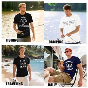 เสื้อยืดผ้าฝ้ายผู้ชาย เสื้อเจอร์ซีย์ลำลองสำหรับฤดูร้อน สตรีทแวร์ คอกลม นุ่มพิเศษ แขนสั้น ลายกราฟิกสติกเกอร์ "I've Got Your Back" - Product Image 6