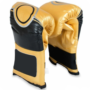 Gants de boxe en cuir pour hommes et femmes, pour entraînement, sac de frappe, UFC, MMA, Muay Thai, sparring, kickboxing, équipement d'arts martiaux, extérieur - Product Image 1