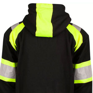 Ropa de Trabajo Personalizada al por Mayor, Ropa de Trabajo de Alta Visibilidad, Sudadera de Construcción, Sudaderas con Capucha de Seguridad Reflectantes de Alta Visibilidad para Hombre - Product Image 5