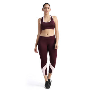 Conjuntos Deportivos Personalizados para Mujer, Ropa Deportiva Ajustada, Ropa de Yoga, Cómoda, Sin Costuras, con Logotipo Frontal, Traje de Yoga - Product Image 1