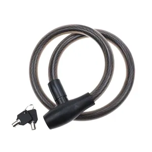 Cerradura antirrobo para bicicleta YH1433, llave maestra, cerradura de cable para bicicleta con cadena, cerradura para rueda de bicicleta